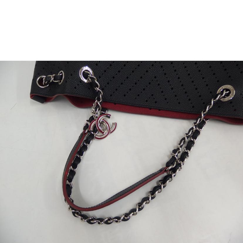 CHANEL シャネル/パンチング トートバッグ //224*****/Aランク/82