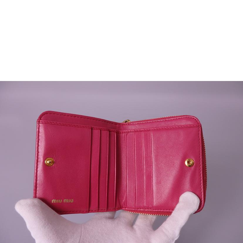 MIUMIU ミュウミュウ/マテラッセ/コインケース/二つ折り財布/5MM268//ABランク/76