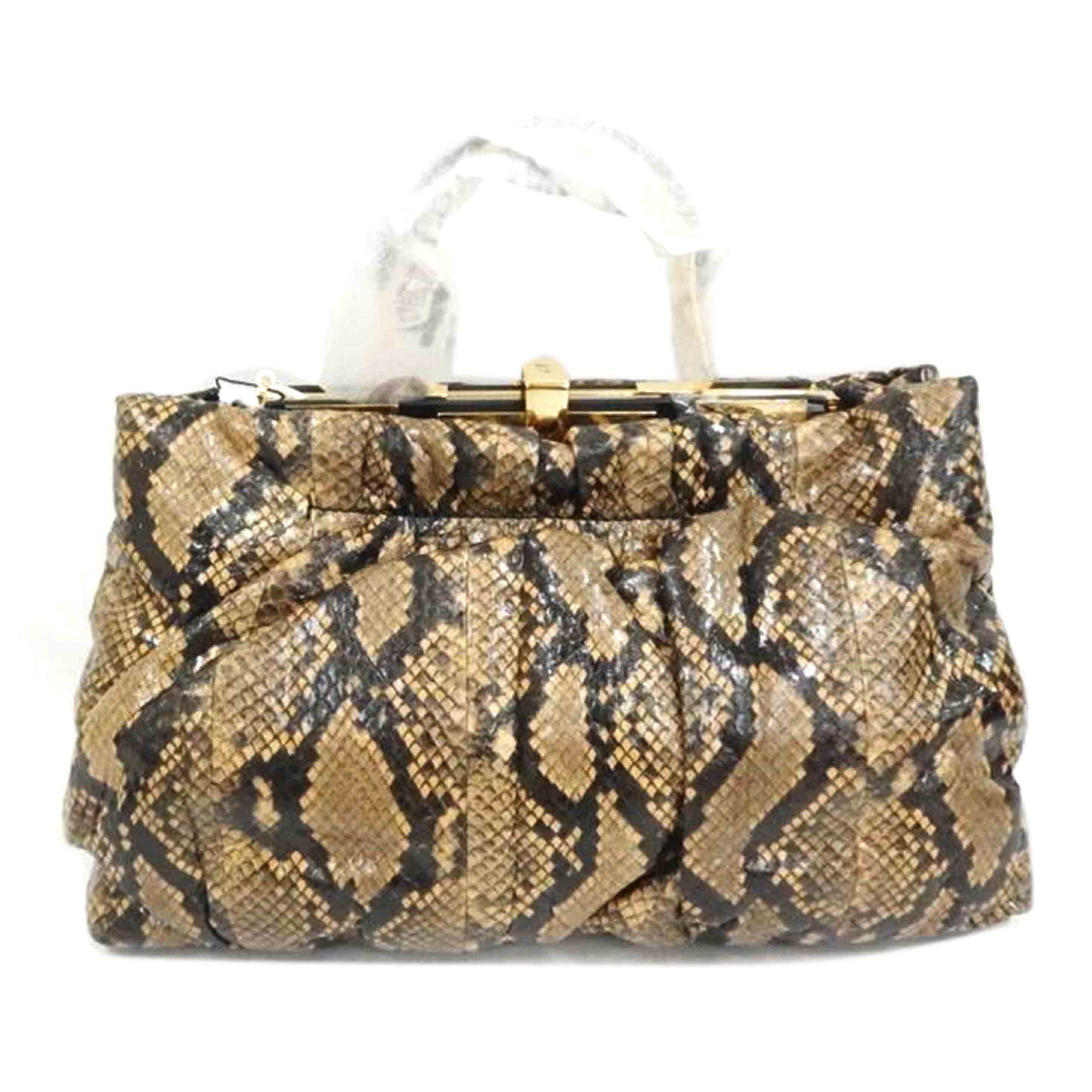 ZANCHETTI ザンケティ/ZANCHETTI バッグ パイソン柄/AM PU COD462 SS21//Sランク/82