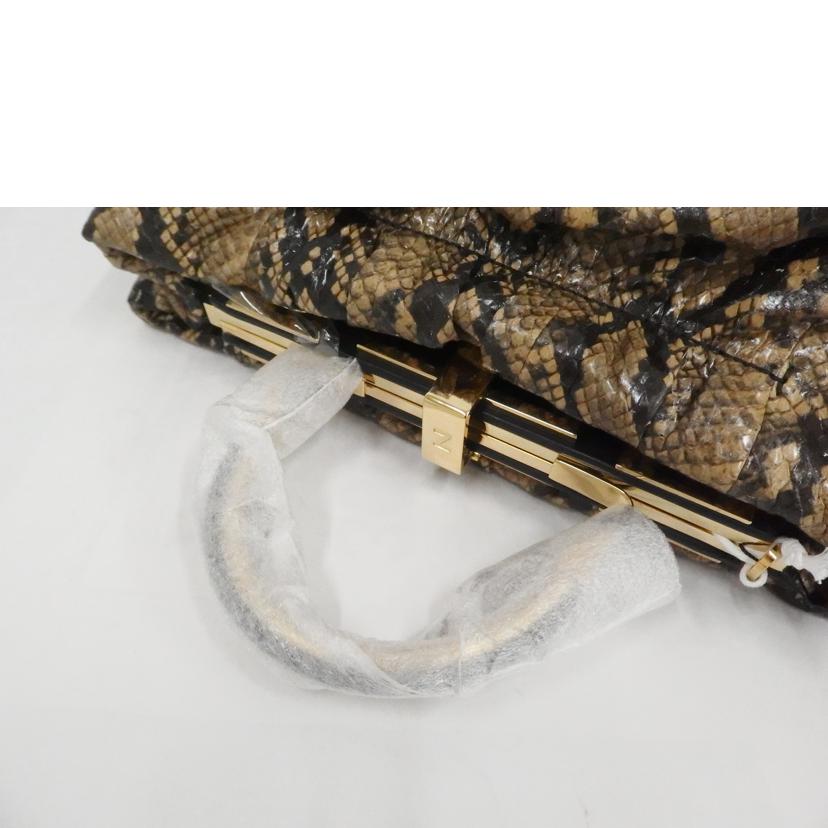 ZANCHETTI ザンケティ/ZANCHETTI バッグ パイソン柄/AM PU COD462 SS21//Sランク/82