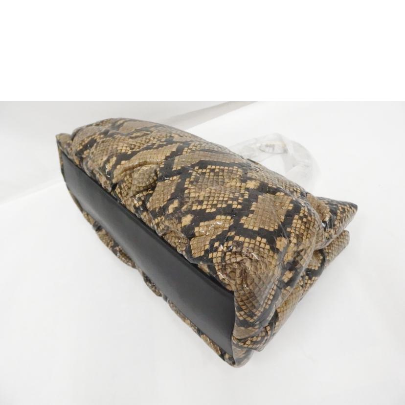 ZANCHETTI ザンケティ/ZANCHETTI バッグ パイソン柄/AM PU COD462 SS21//Sランク/82