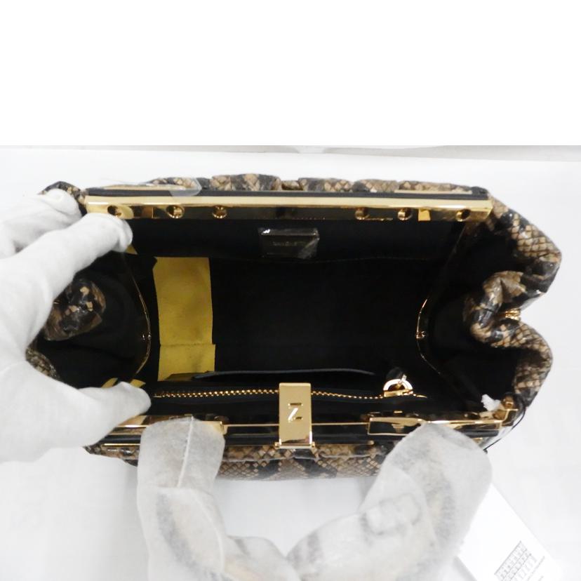 ZANCHETTI ザンケティ/ZANCHETTI バッグ パイソン柄/AM PU COD462 SS21//Sランク/82