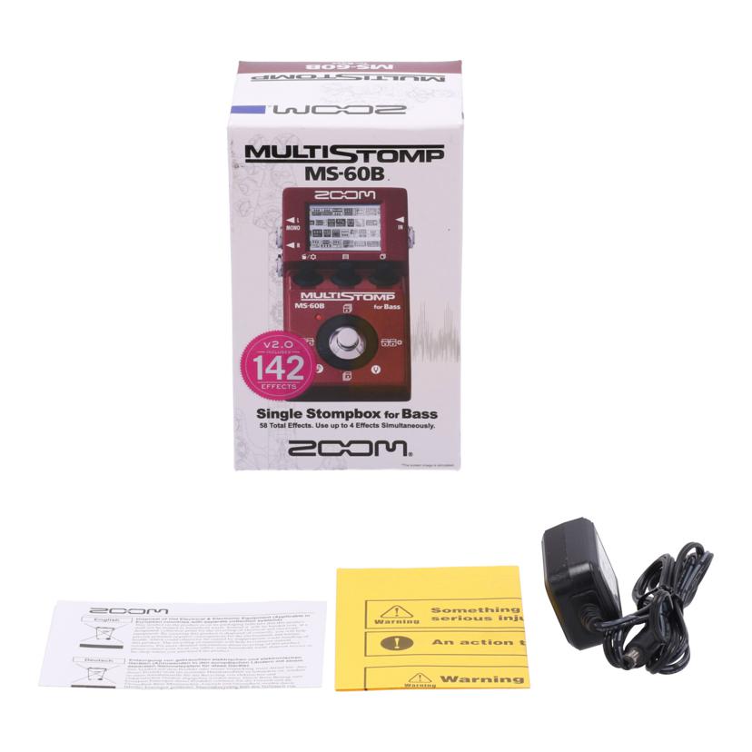 ZOOM ズーム/ベース用マルチエフェクター/MS-60B//036252/Bランク/75
