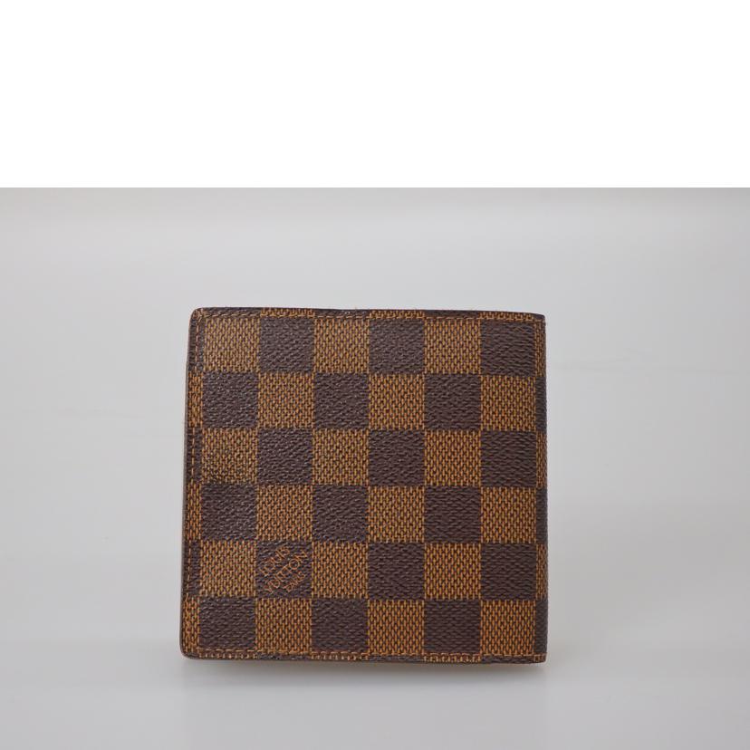 LOUIS VUITTON ルイ・ヴィトン/ポルトフォイユ・マルコ エベヌ/ダミエ/N61675//CA1***/ABランク/76