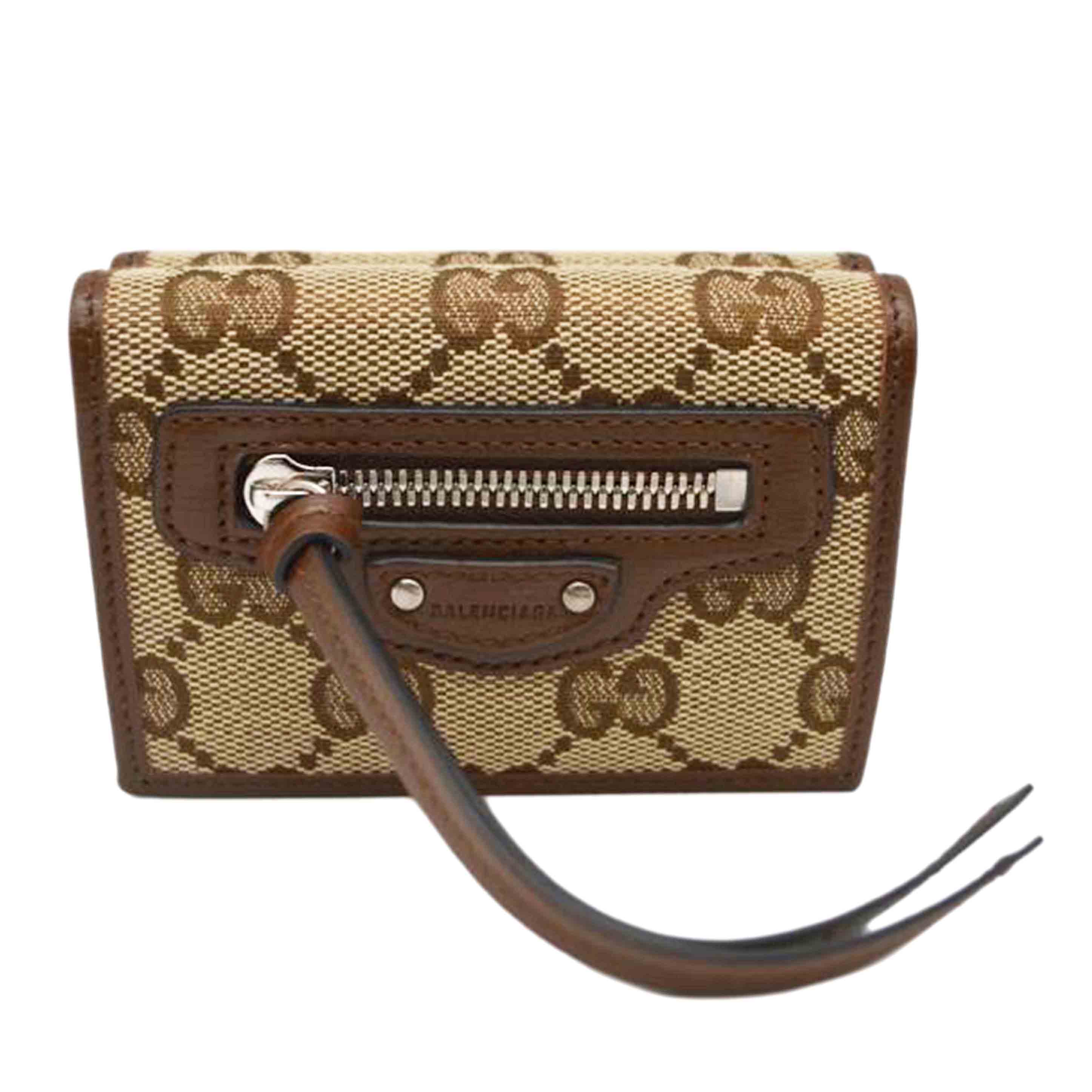 GUCCI/バレンシアガ グッチ/GGネオクラシックコンパクトウォレット/ザハッカーPJ/681708//041*/Aランク/89