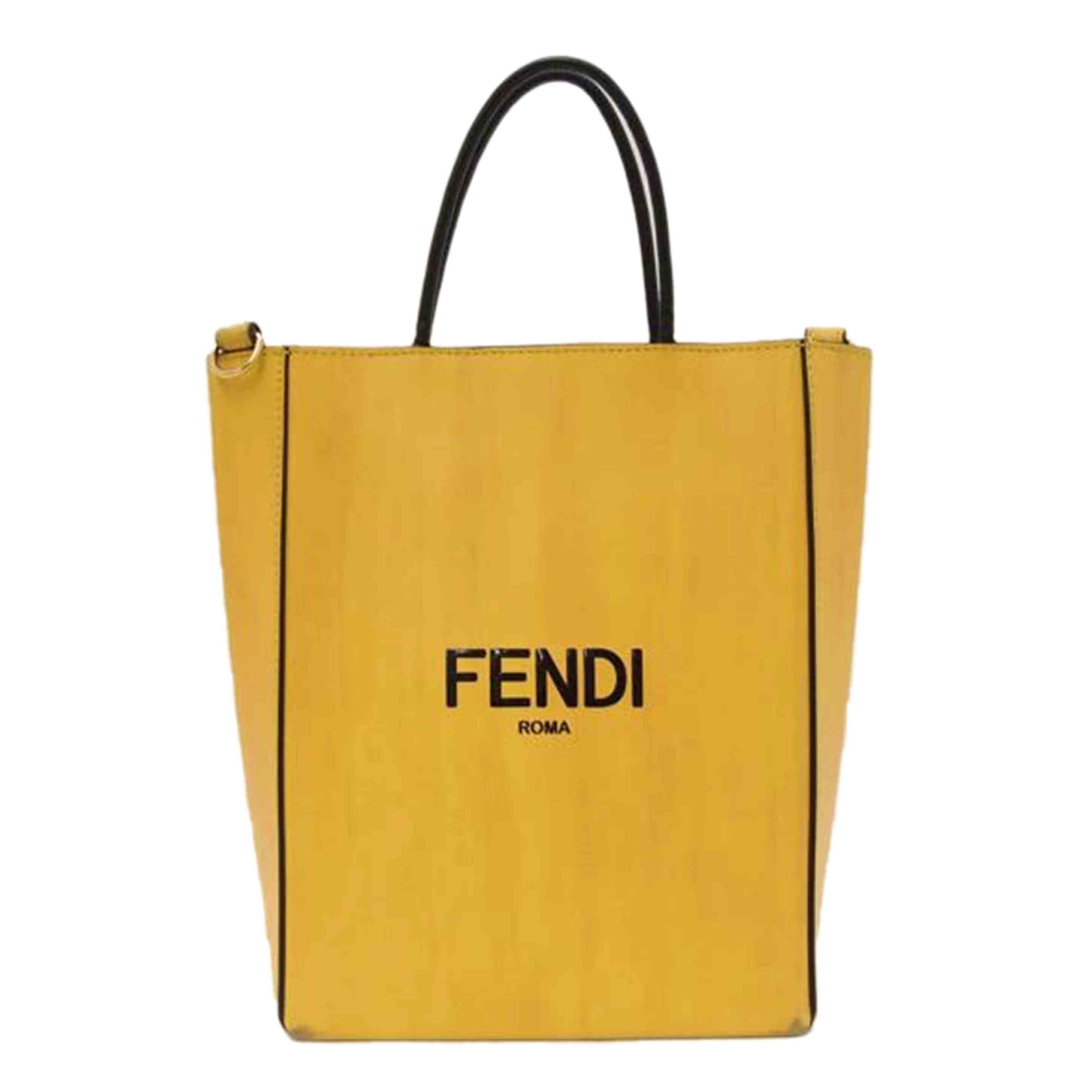 FENDI フェンディ/ショッピング2wayスモールトート/イエロー/7VA512//ABランク/69