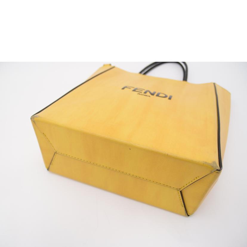 FENDI フェンディ/ショッピング2wayスモールトート/イエロー/7VA512//ABランク/69