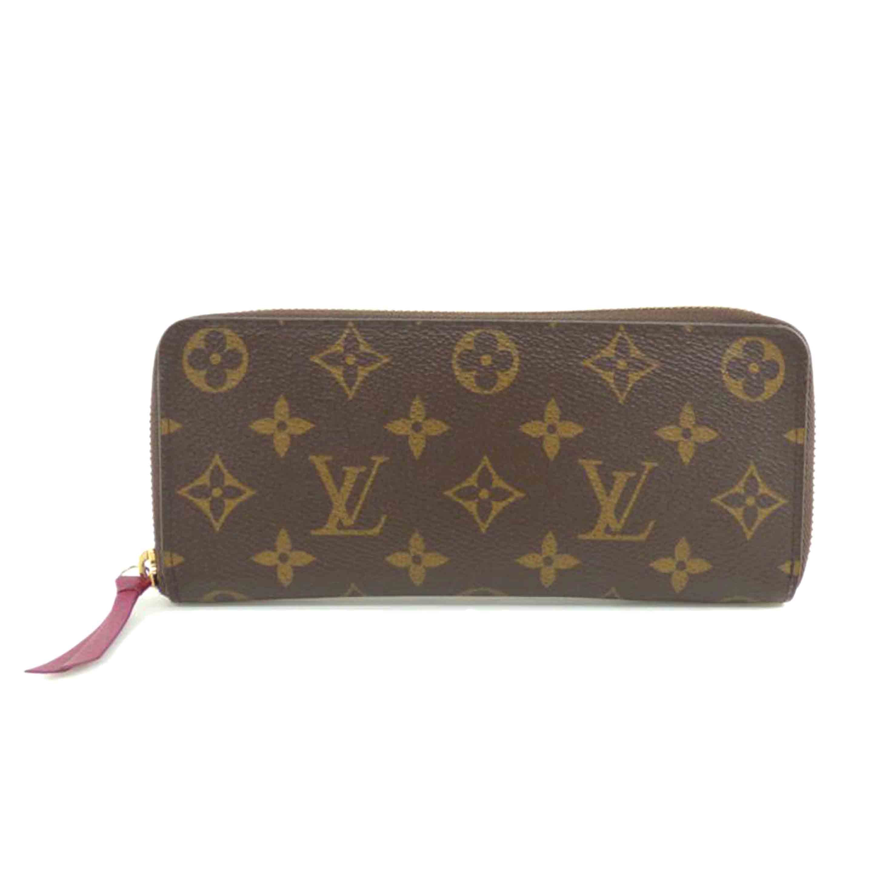 LOUIS VUITTON ルイ・ヴィトン/ポルトフォイユクレマンス/モノグラム/フューシャ/M60742//CT3***/Bランク/64