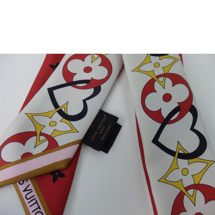 LV ルイヴィトン/バンドーBB/ハート柄/マイトゥルールージュ/シルク100%/M78117//CC3***/Aランク/84