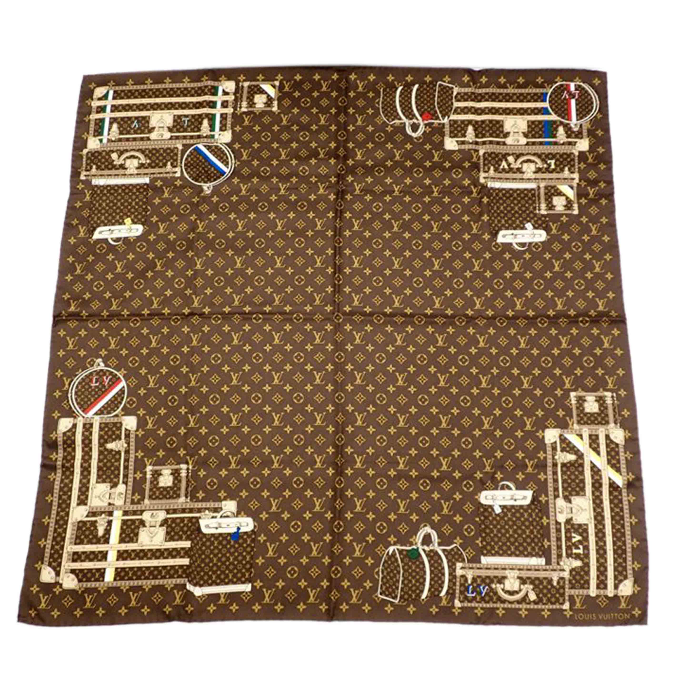 LV LV/カレ/モノグラム/トランクスカーフ/M72233//Aランク/62