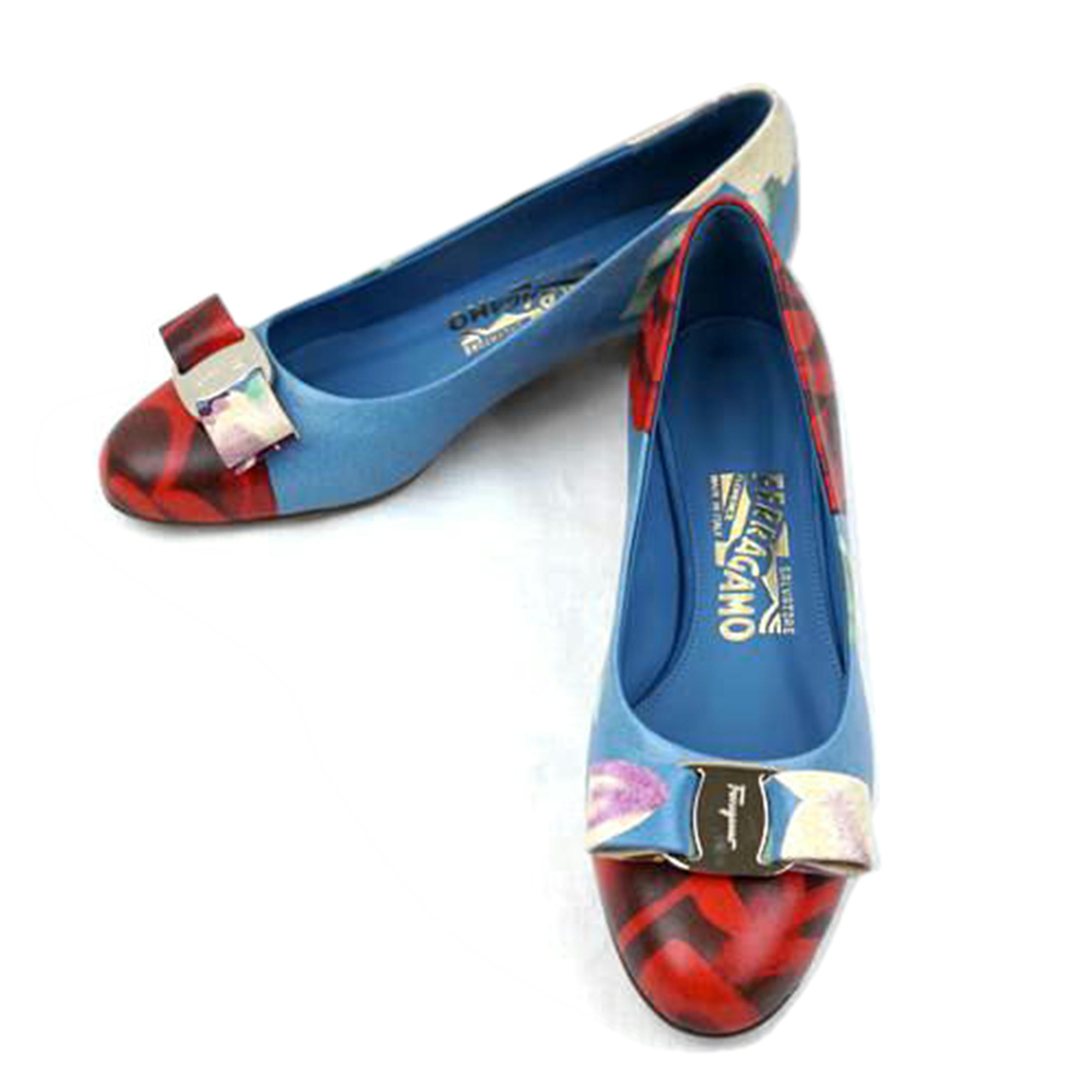 S.Ferragamo フェラガモ/S.Ferragamo 花柄パンプス/VARA PRINT3//Aランク/67