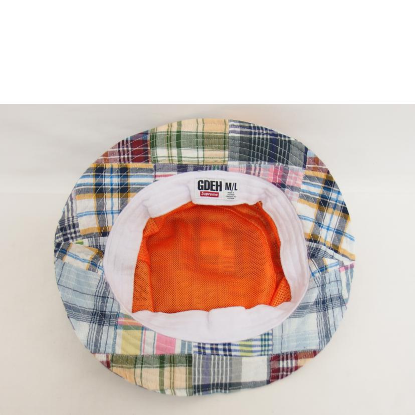 Supreme×GOODENOUGH/パッチワーククラッシャーハット//SAランク/04