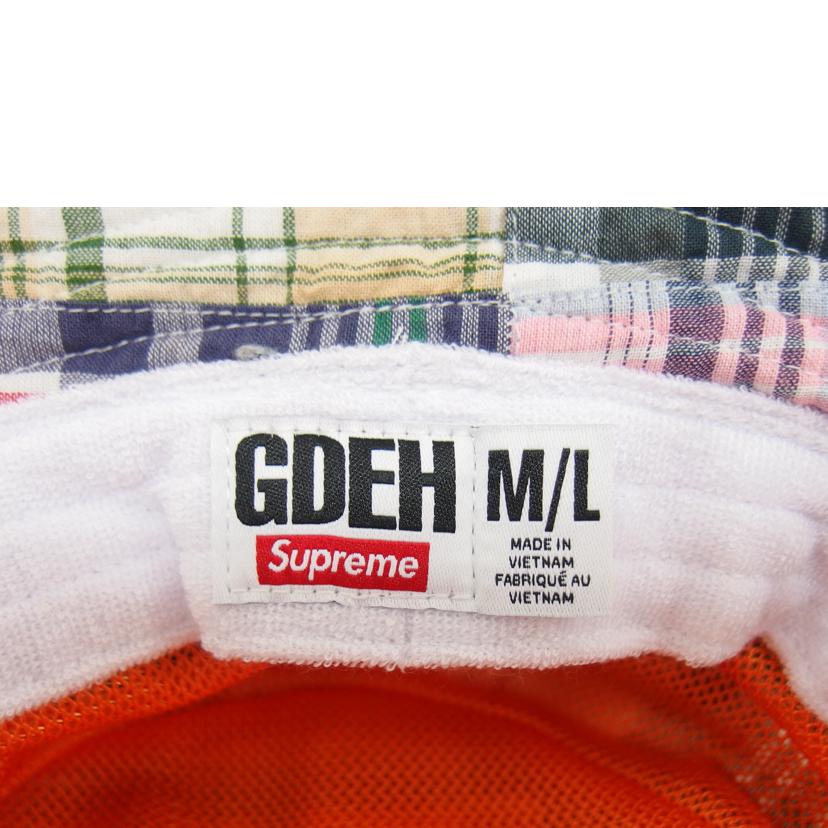 Supreme×GOODENOUGH/パッチワーククラッシャーハット//SAランク/04