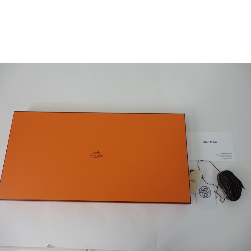 HERMES エルメス/カレジェアン/ショール・ストール/カシミヤ×シルク/CANABES/白×ネイビー//Aランク/84