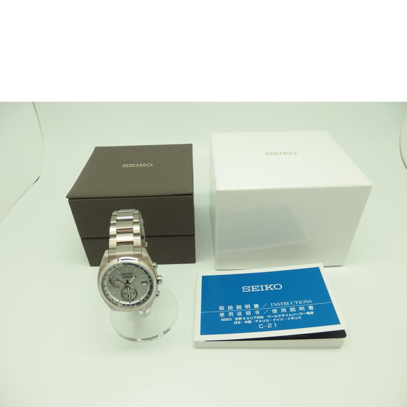 SEIKO セイコー/アストロン・オリジン/白文字盤/電波ソーラー/SBXY009//340***/ABランク/82