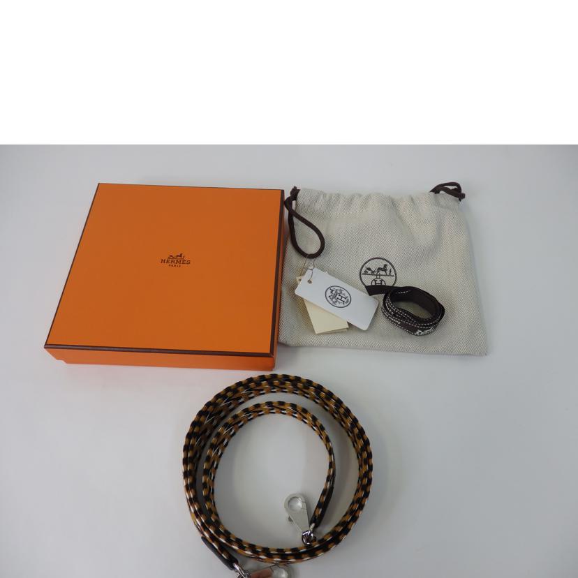 HERMES エルメス/バンドリエール/セサミ×ホワイト×ブラック/トワル/スイフト/シルバー金具//Y S***/SAランク/84