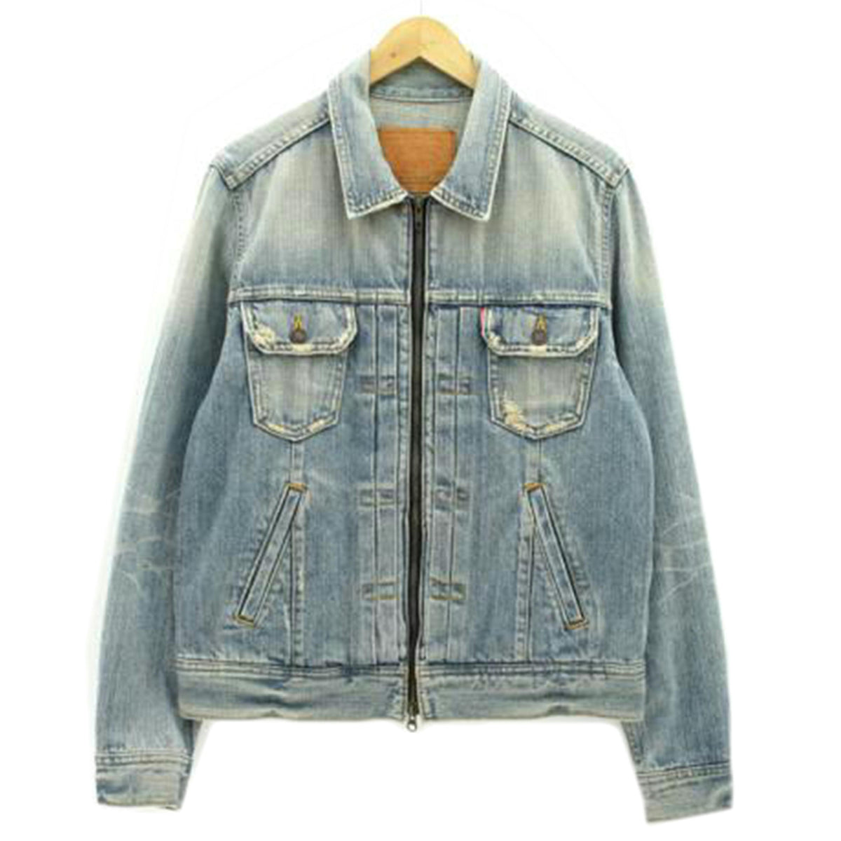 Levi’s リーバイス/ジップアップデニムジャケット/ダメージ加工/70602-02//Aランク/05