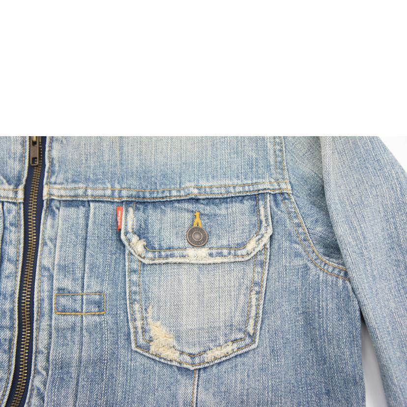 Levi’s リーバイス/ジップアップデニムジャケット/ダメージ加工/70602-02//Aランク/05