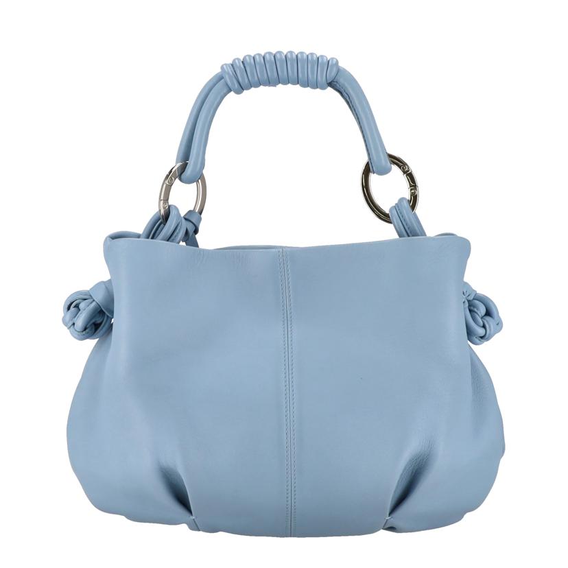 GIORGIO ARMANI ジョルジオアルマーニ/アルマーニ/ロゴチャームレザーハンドバッグ//ABランク/75