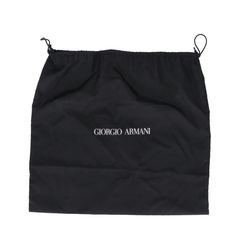 GIORGIO ARMANI ジョルジオアルマーニ/アルマーニ/ロゴチャームレザーハンドバッグ//ABランク/75