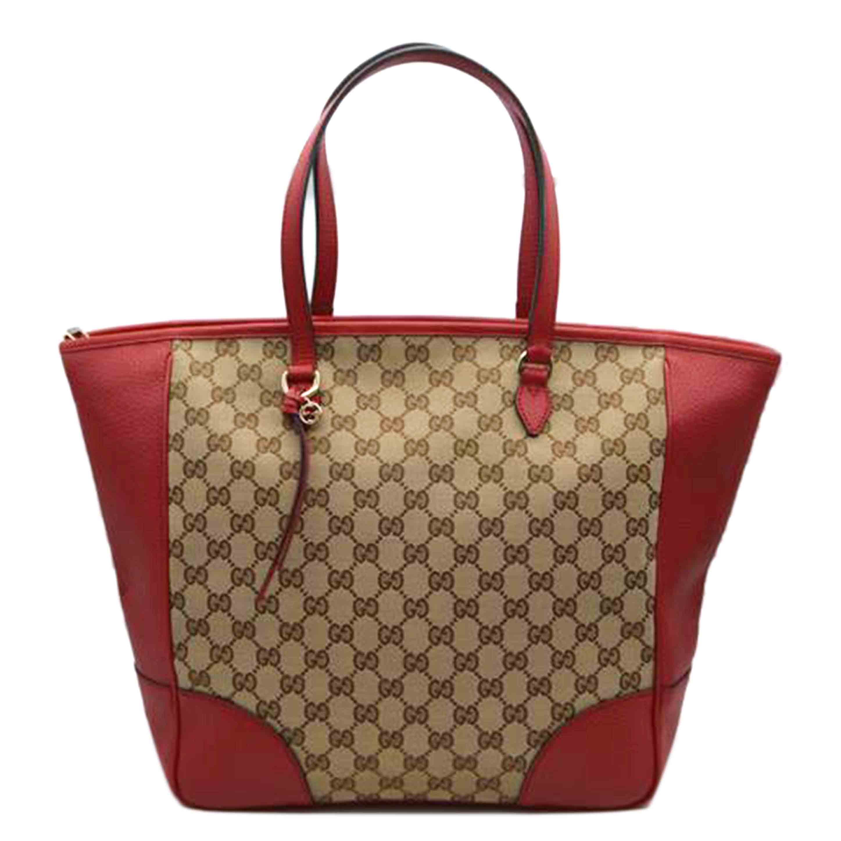 GUCCI グッチ/GGキャンバスレザートート/ルージュ/449242//495***/Aランク/89