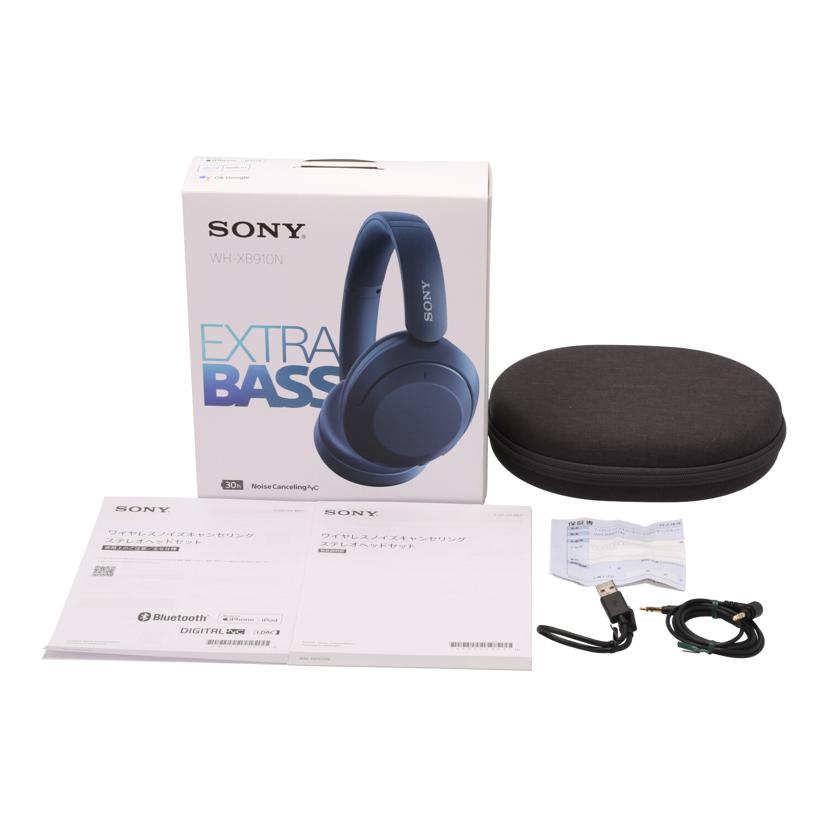 SONY ソニー/ワイヤレスノイズキャンセリングステレオヘッドセット/WH-XB910N//3000501/ABランク/06