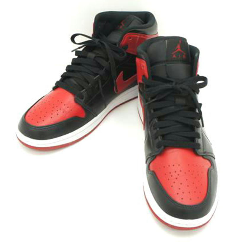 NIKE NIKE/エア ジョーダン 1 ミッド ブレッド/554724-074//00194498268049/ABランク/85