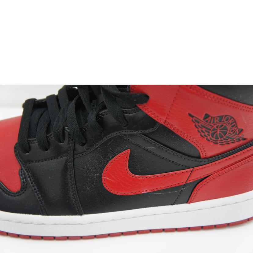NIKE NIKE/エア ジョーダン 1 ミッド ブレッド/554724-074//00194498268049/ABランク/85