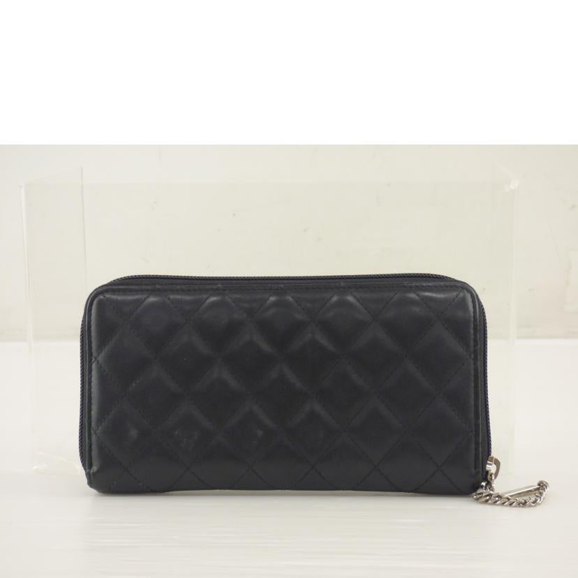 CHANEL シャネル/カンボラインラウンドファスナー長財布//187*****/Bランク/64
