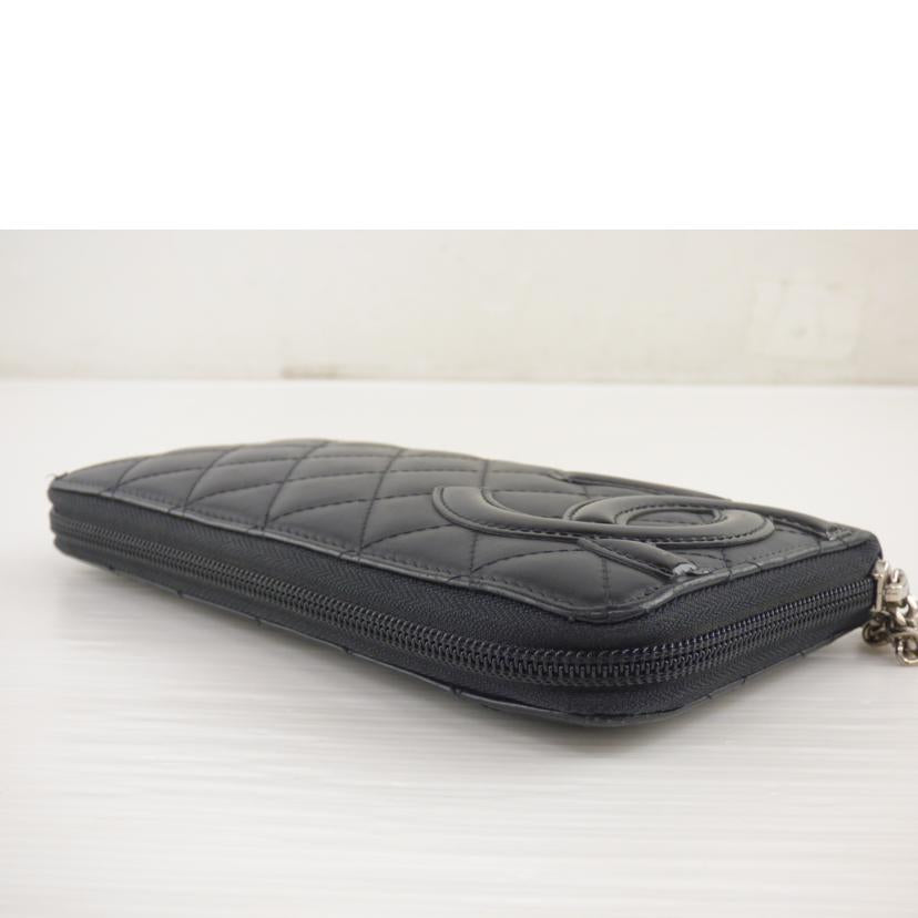 CHANEL シャネル/カンボラインラウンドファスナー長財布//187*****/Bランク/64