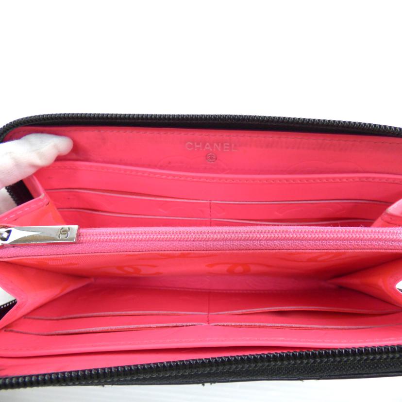 CHANEL シャネル/カンボラインラウンドファスナー長財布//187*****/Bランク/64
