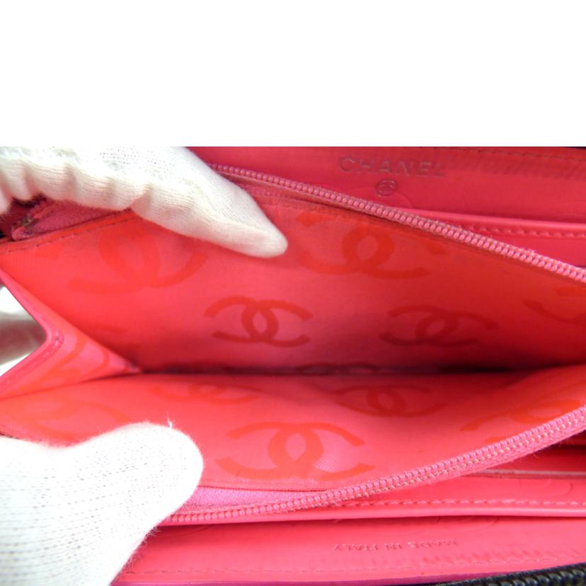 CHANEL シャネル/カンボラインラウンドファスナー長財布//187*****/Bランク/64