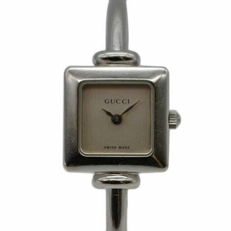 GUCCI グッチ/グッチスクエアバングルレディースクォーツ/1900L//014****/Bランク/89