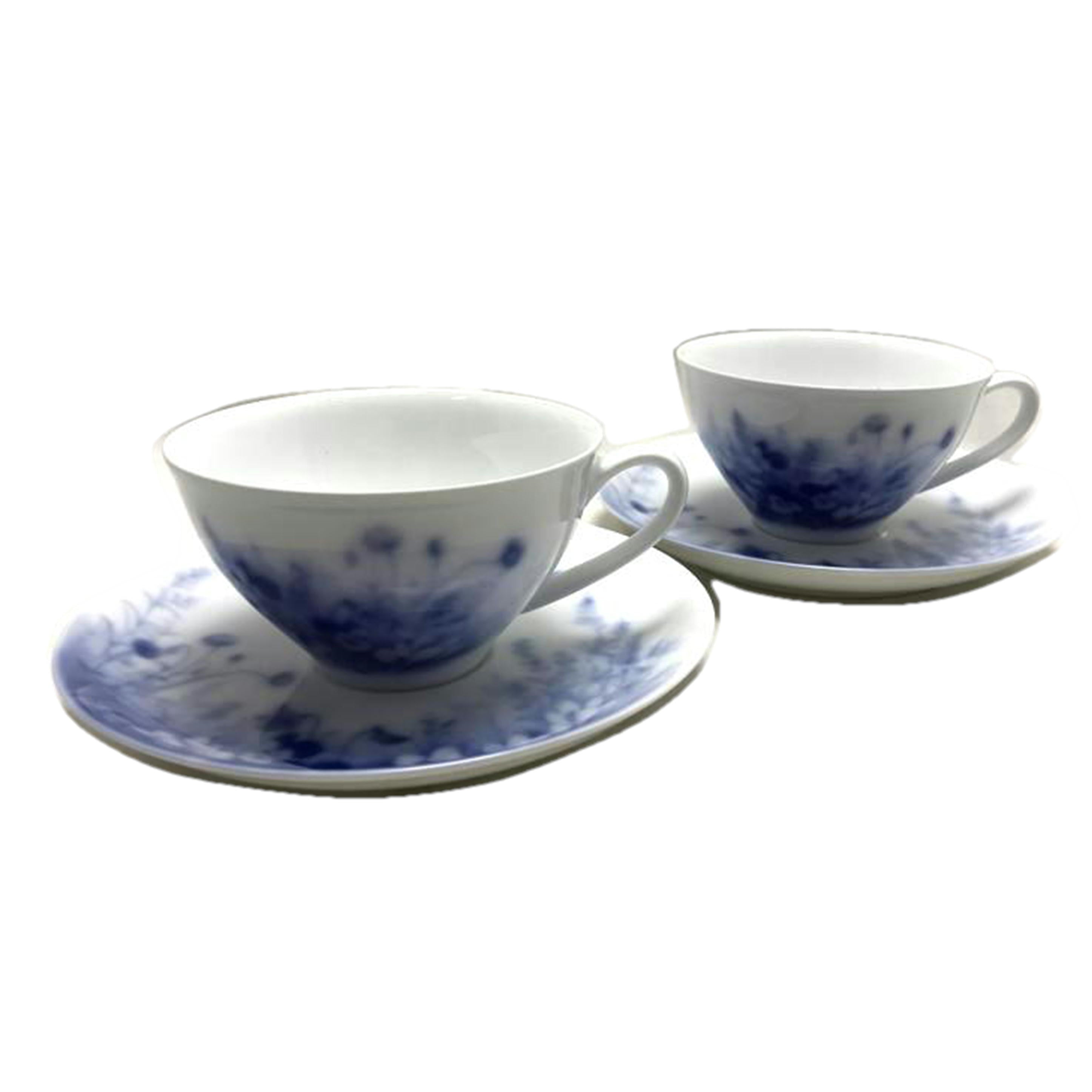 大倉陶園 おおくらとうえん/フラワーガーデン ペア カップ&ソーサー//Bランク/51