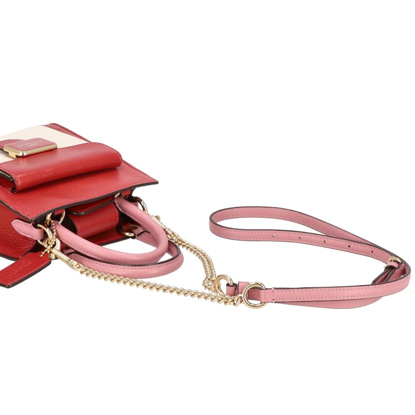 COACH/ミニペッパーカラーブロック2WAYショルダーバッグ/C6994//K21**/Aランク/85