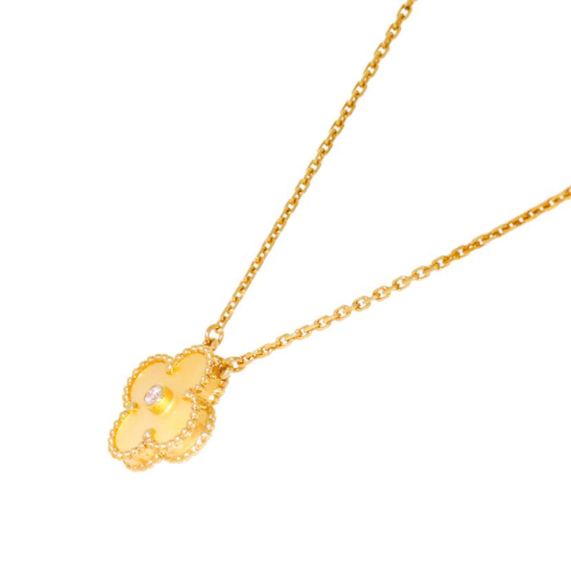 Van Cleef & Arpels ヴァンクリーフアンドアーペル/Au750ヴィンテージアルハンブラ2018ホリデー限定ネックレス//Aランク/18