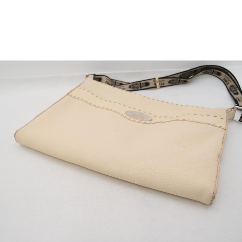 FENDI フェンディ レザー 斜め掛け 肩掛け レディース/セレリアショルダー/ベージュ/8BT093//AC7****/ABランク/69