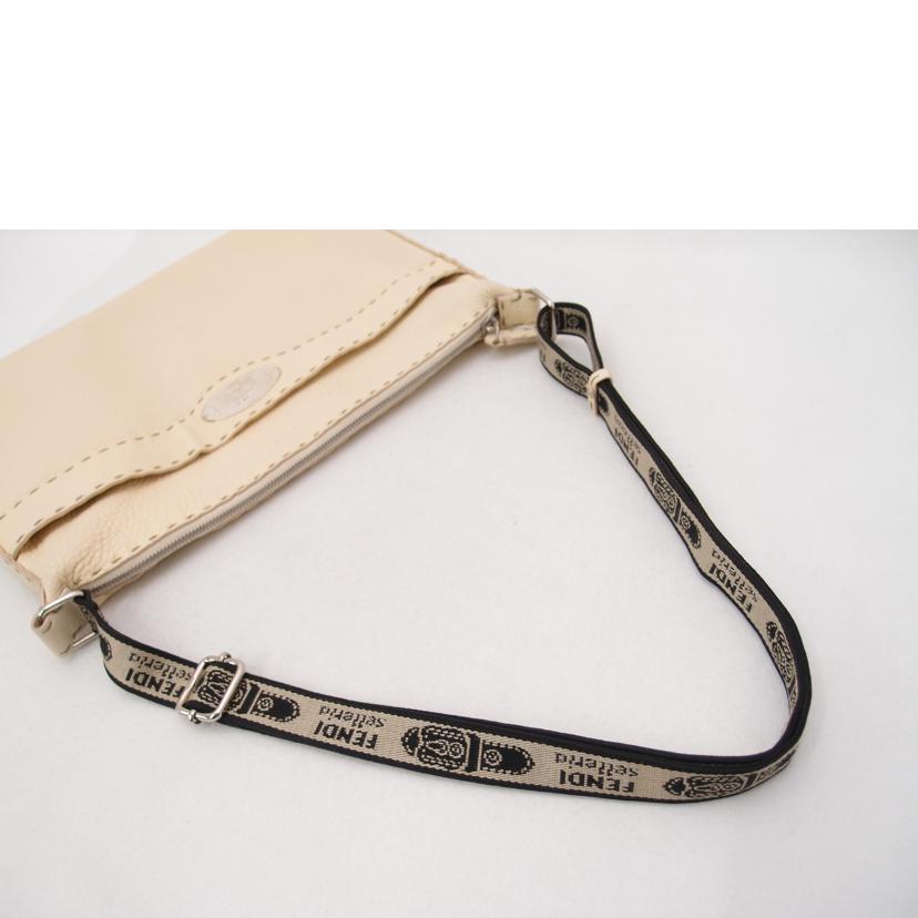 FENDI フェンディ レザー 斜め掛け 肩掛け レディース/セレリアショルダー/ベージュ/8BT093//AC7****/ABランク/69
