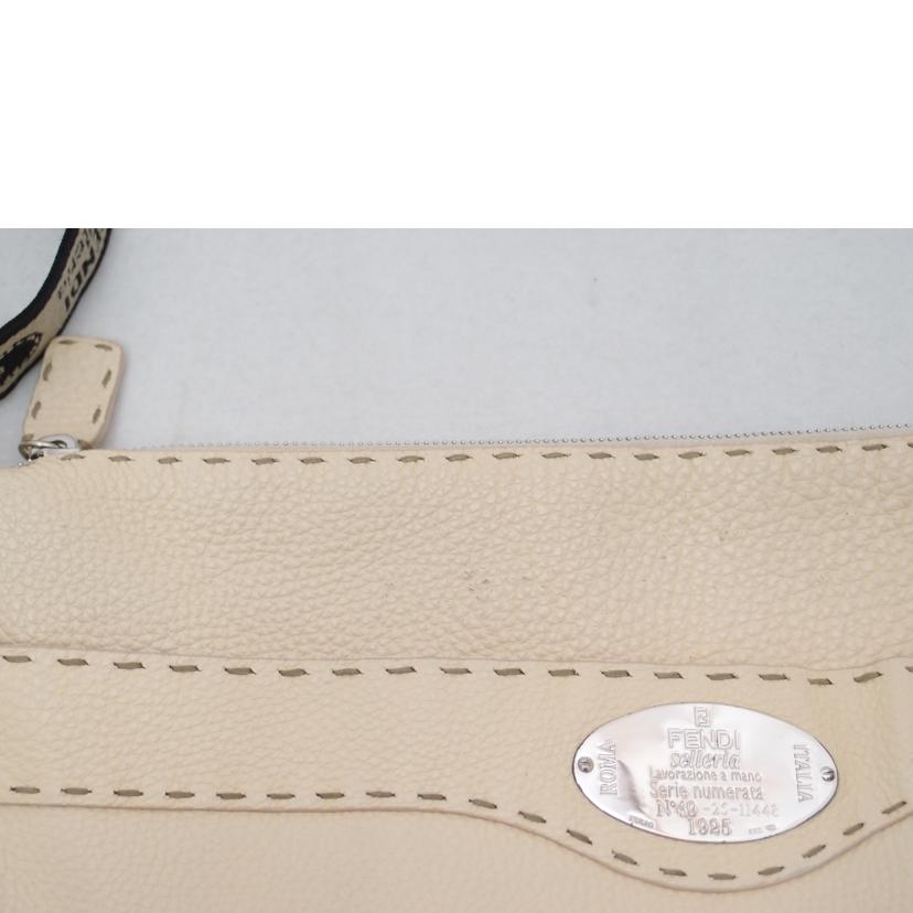 FENDI フェンディ レザー 斜め掛け 肩掛け レディース/セレリアショルダー/ベージュ/8BT093//AC7****/ABランク/69