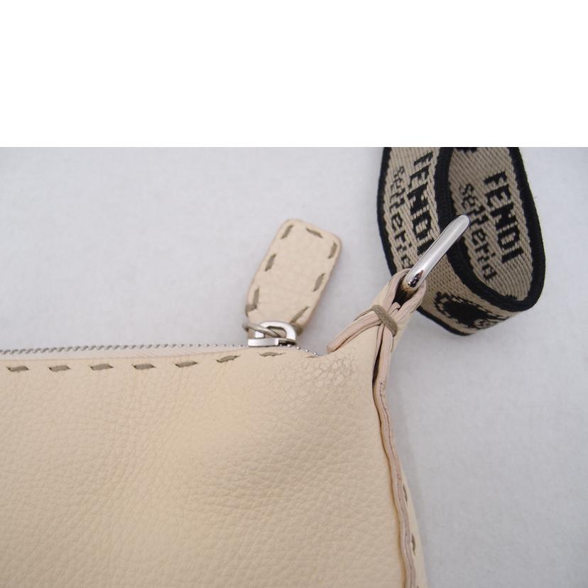 FENDI フェンディ レザー 斜め掛け 肩掛け レディース/セレリアショルダー/ベージュ/8BT093//AC7****/ABランク/69
