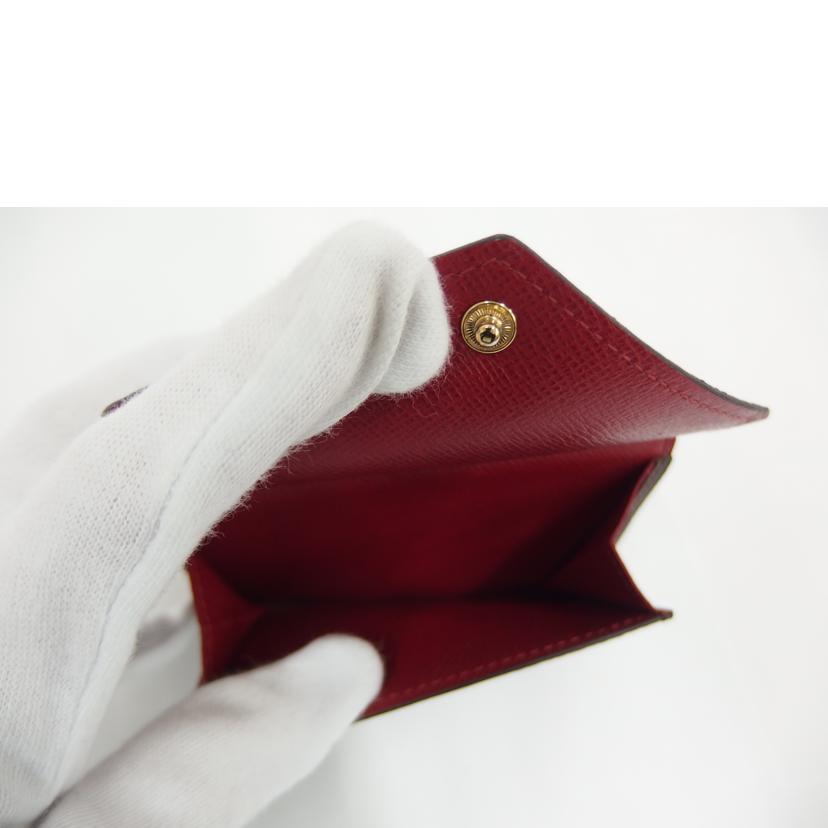 LV ルイ・ヴィトン/ポルトフォイユマリー/ルージュ/M93802//MI3***/Bランク/82