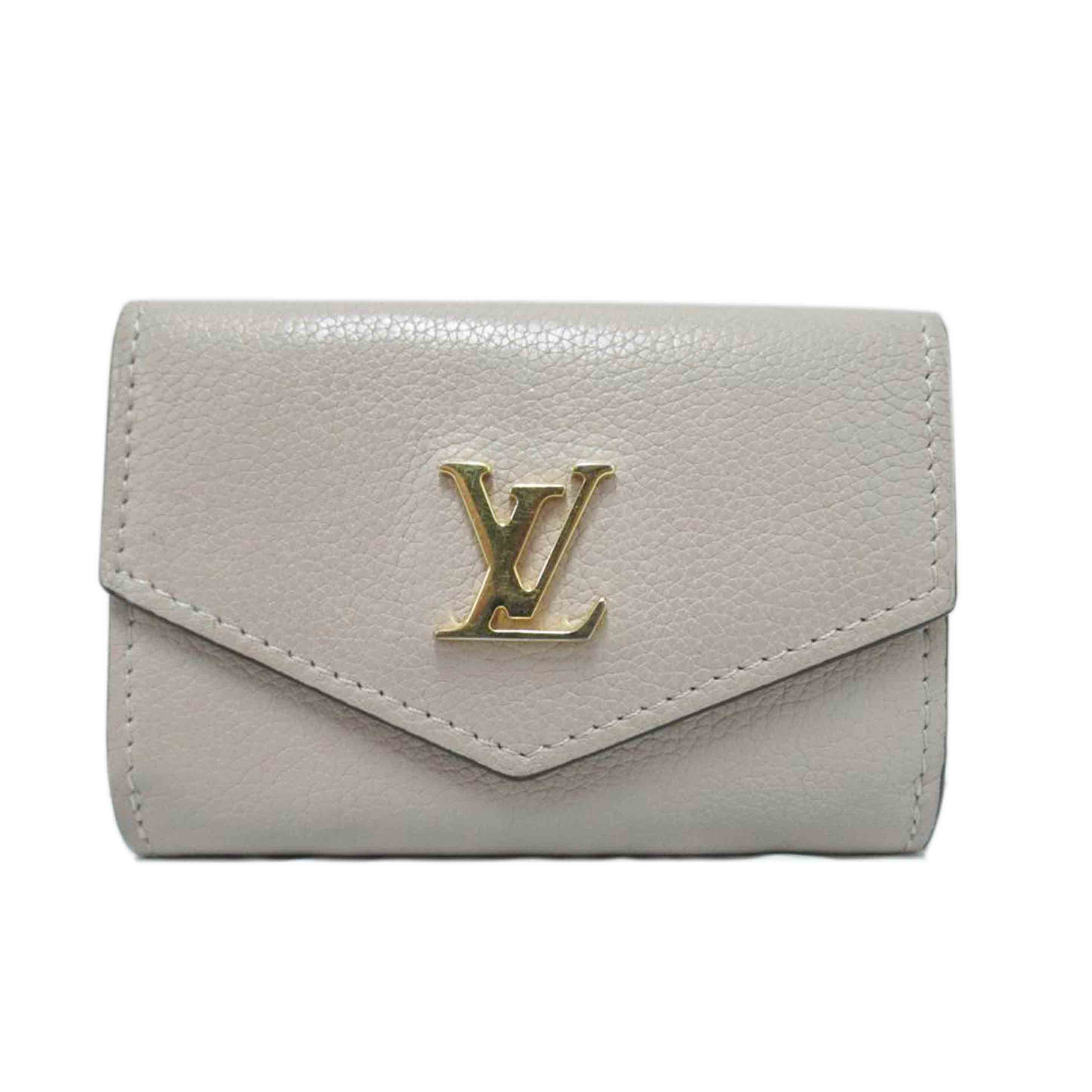 LV/ポルトフォイユ・ロックミニ/カーフレザー・グレージュ/M69340//ABランク/63