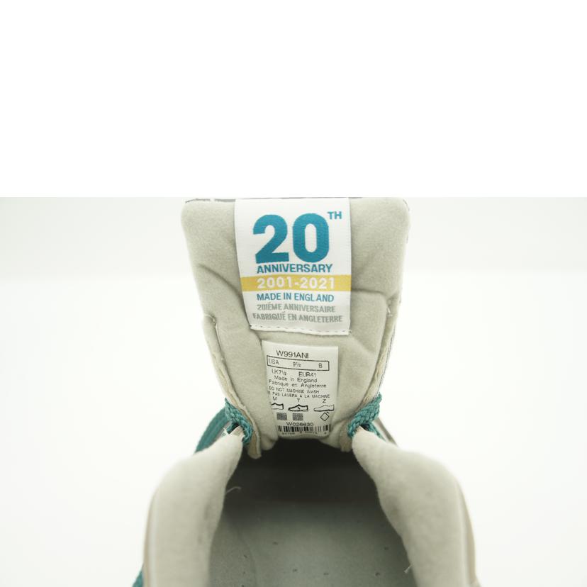 new balance ニューバランス/991/20THアニバーサリー/グレー/W991ANI//SAランク/75