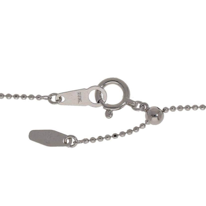 /LINE K18WGダイヤネックレス0.80ct//Aランク/05