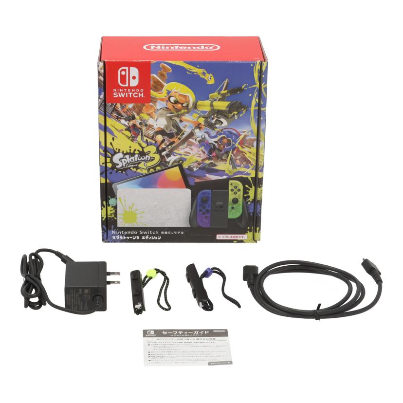 Nintendo 任天堂 ニンテンドー /Nintendo Switch 有機EL スプラ3本体/HEG-S-KCAAA//XTJ10131639758/ABランク/78