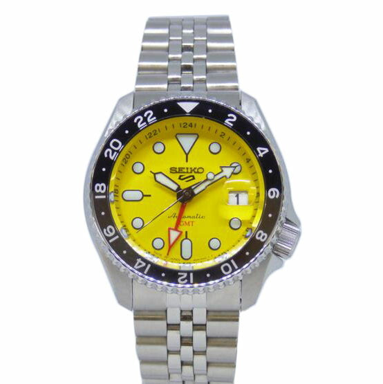 SEIKO セイコー/SEIKO5 GMT/イエロー文字盤/SSK017JT//823***/Aランク/64