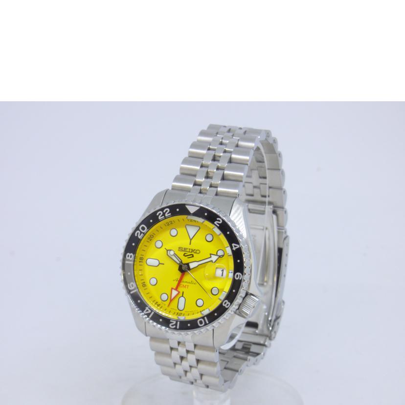 SEIKO セイコー/SEIKO5 GMT/イエロー文字盤/SSK017JT//823***/Aランク/64