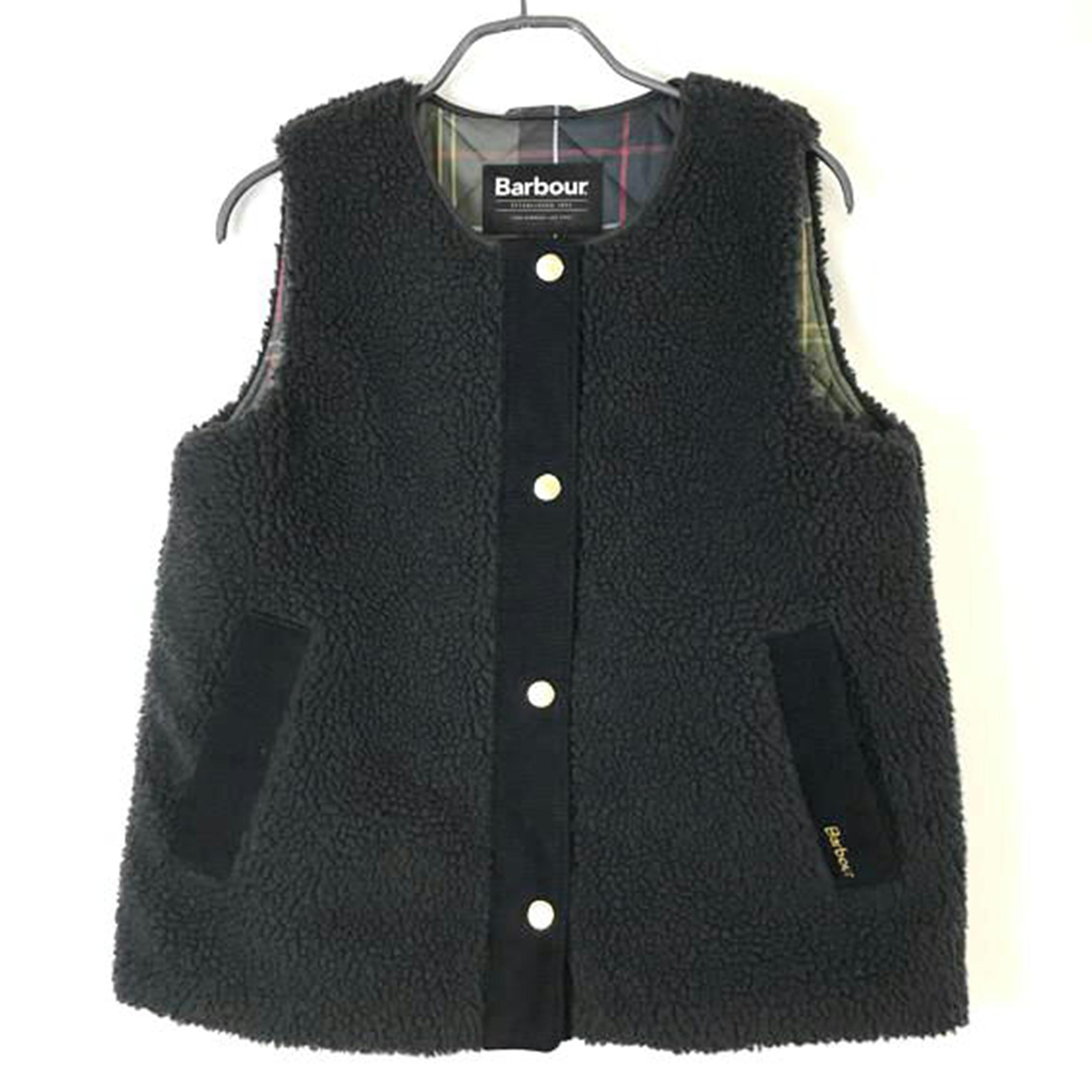 Barbour （バブアー）dulsie liner ボアベスト黒 BARBOUR/バブアー】DULSIE LINER / ボアベスト / WEB限定
