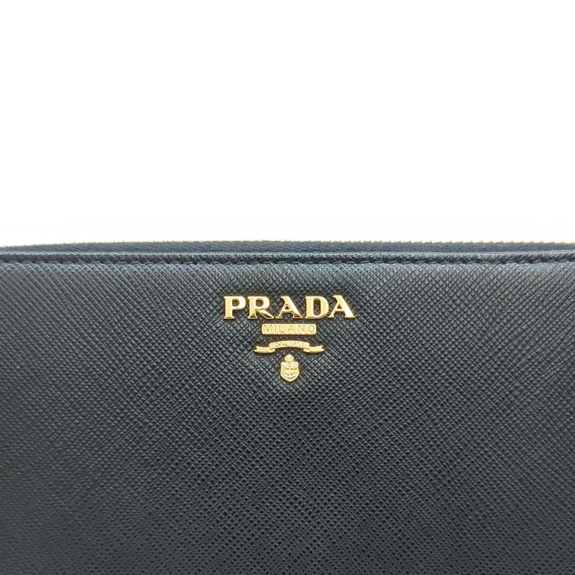 PRADA プラダ/ラウンドファスナー長財布/1ML506//063**/Aランク/09