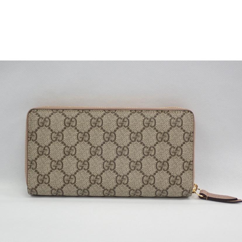 GUCCI GUCCI/GGマーモントスプリームキャンバスラウンドファスナー/496334//735***/Aランク/62